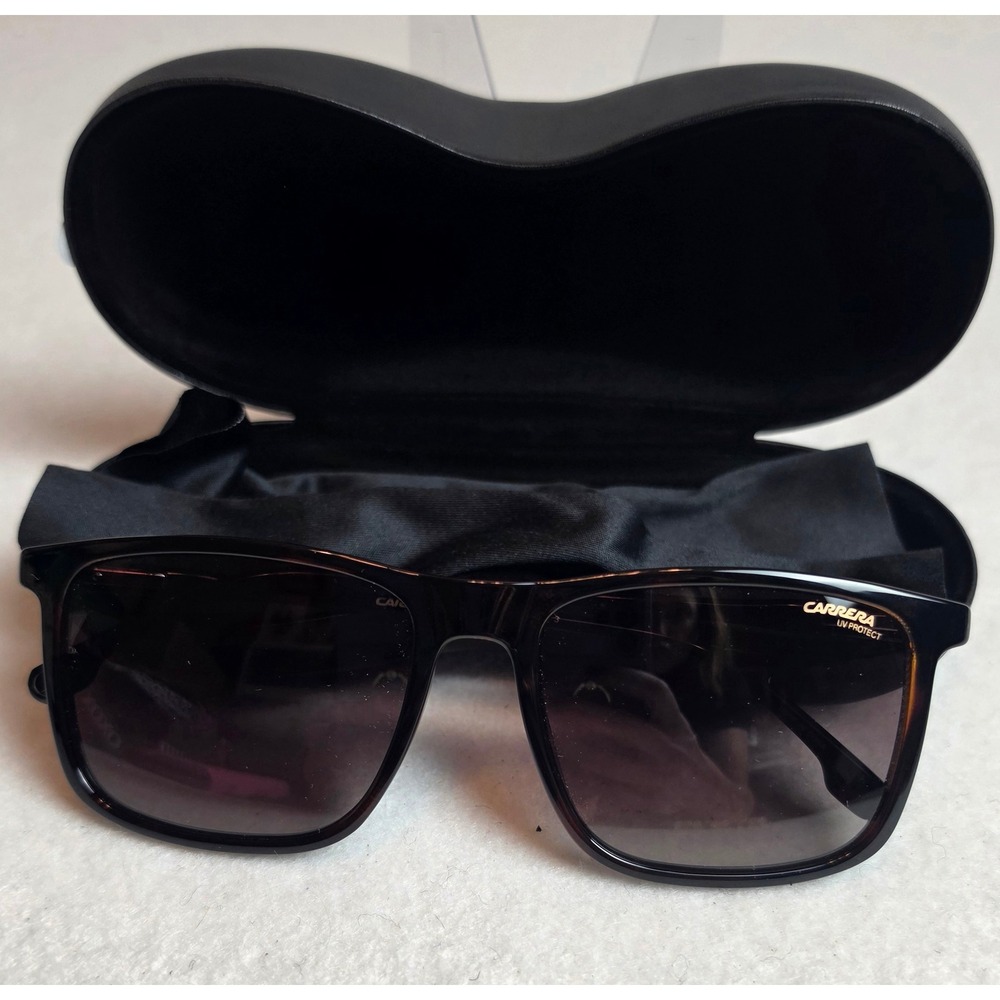 Carrera 231/S 086HA Square Sunglasses Dark Havana Tortoise Shell 55mm UV Protect